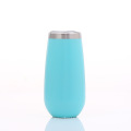 6oz Double Wall Stemless Champagne Flutes Wine Tumbler Reusable Unbreakable non spill Cocktail Cups